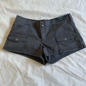 Hollister Dark Gray Women's Cargo Shorts